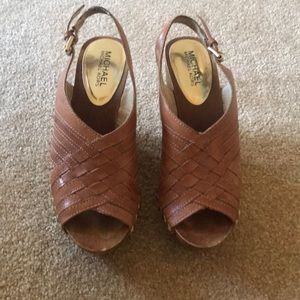 Micheal Kors Real Wood Heels